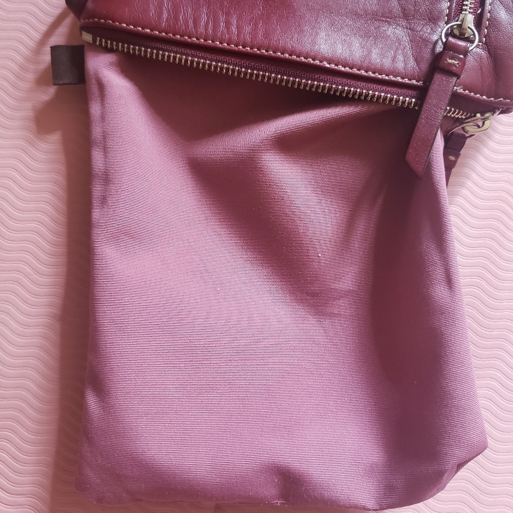 Y2K Vintage Coach Hamilton Swingpack – Burgundy Leather Crossbody - Picture 10 of 13